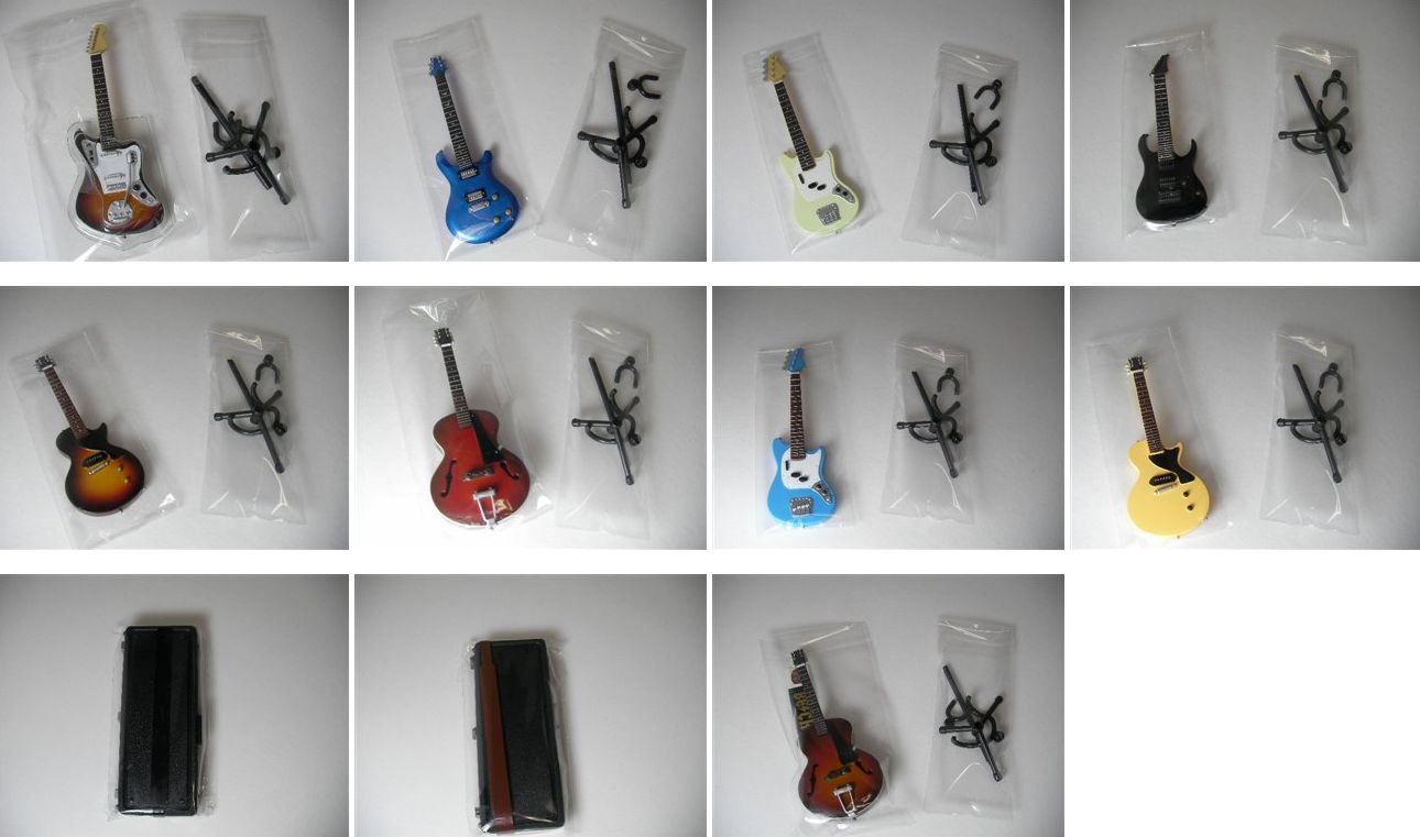 フィギュア激レア　BECKギターコレクション　ルシール\u0026Tabascoギターケース